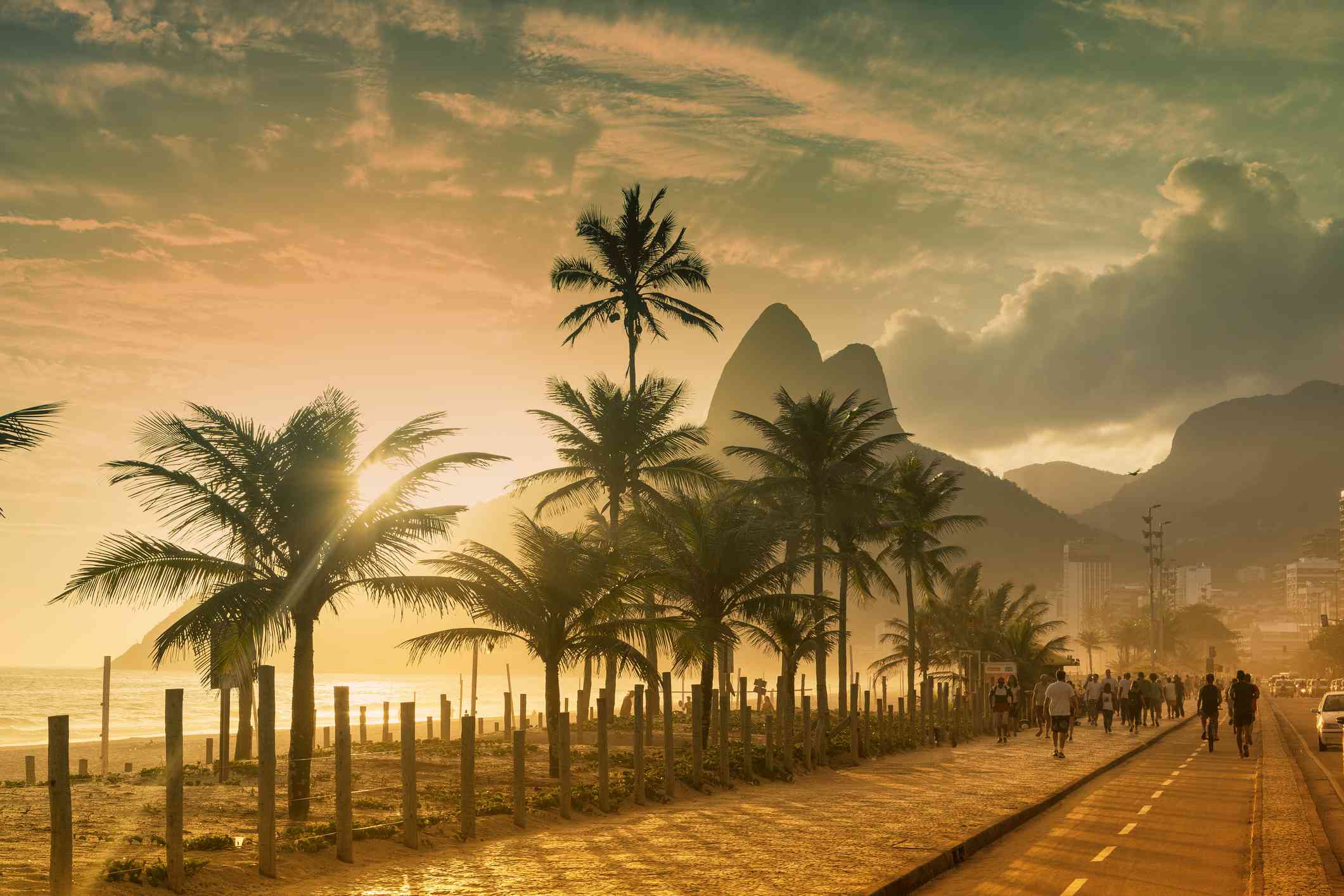 Ipanema Beach in Rio De Janeiro